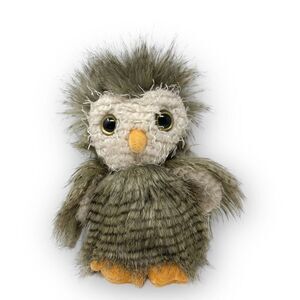 Bunnies By The Bay Furriends Ollie the Owl 10" Stuffed Animal Plush Retired Gray